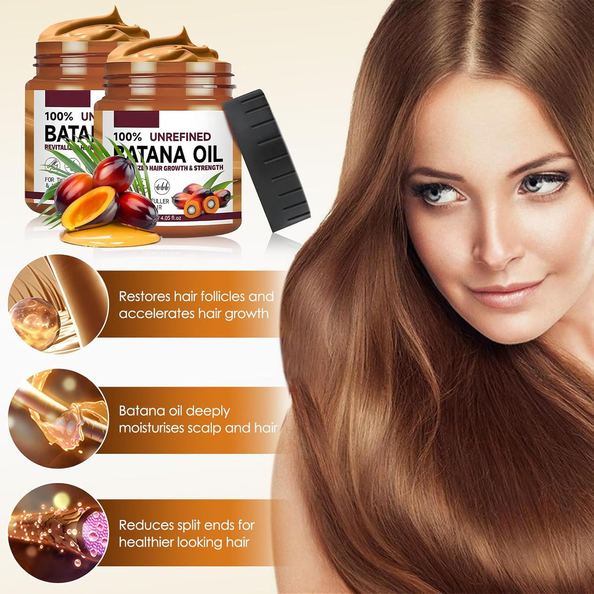 Recupera tu cabello con acete de batana oil 100% puro