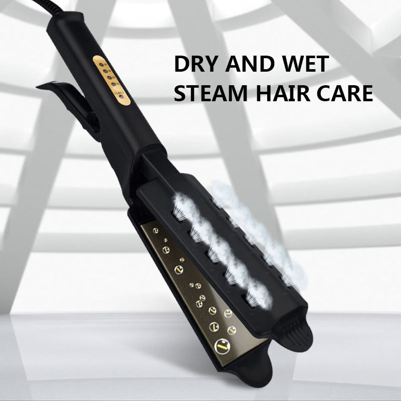 Plancha de Pelo a Vapor – Cabello Liso y Brillante en Minutos Sin Frizz