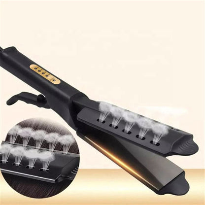 Plancha de Pelo a Vapor – Cabello Liso y Brillante en Minutos Sin Frizz
