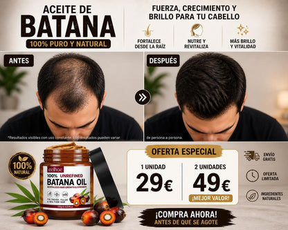 Recupera tu cabello con acete de batana oil 100% puro