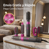 Cepillo de aire caliente 3 en 1 Moldeador de cabello con aire caliente